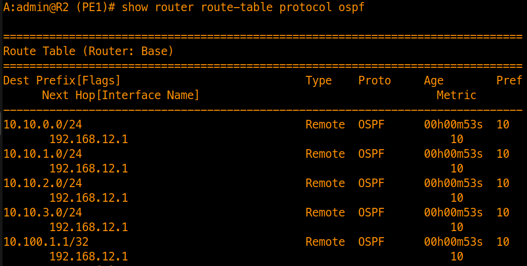 OSPF Metric Scaling